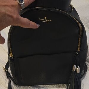 Kate Spade Black Backpack